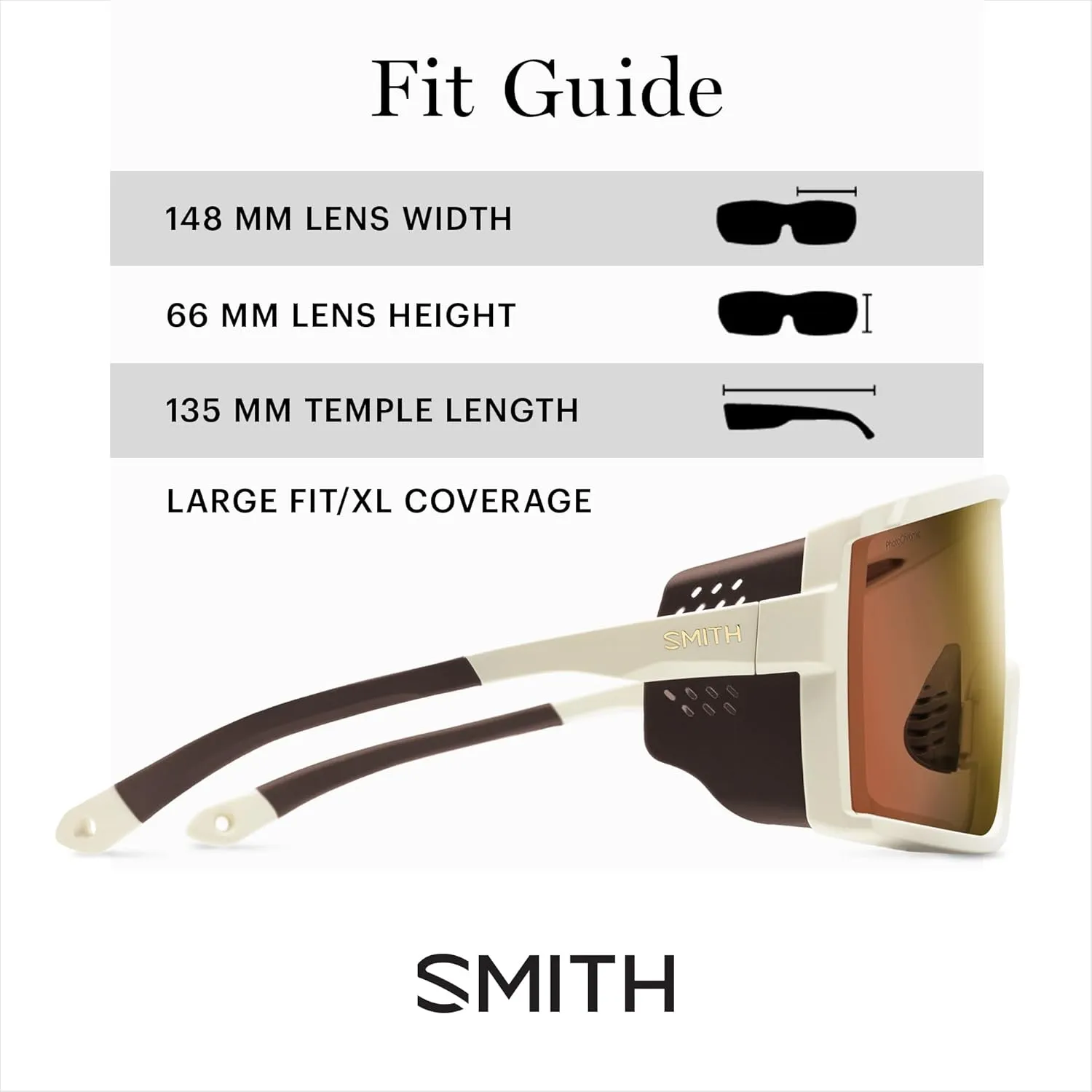 SMITH Pursuit Sunglasses with ChormaPop Shield Lens – Performance Sports Sunglasses – Removable Side Shields – Men & Women