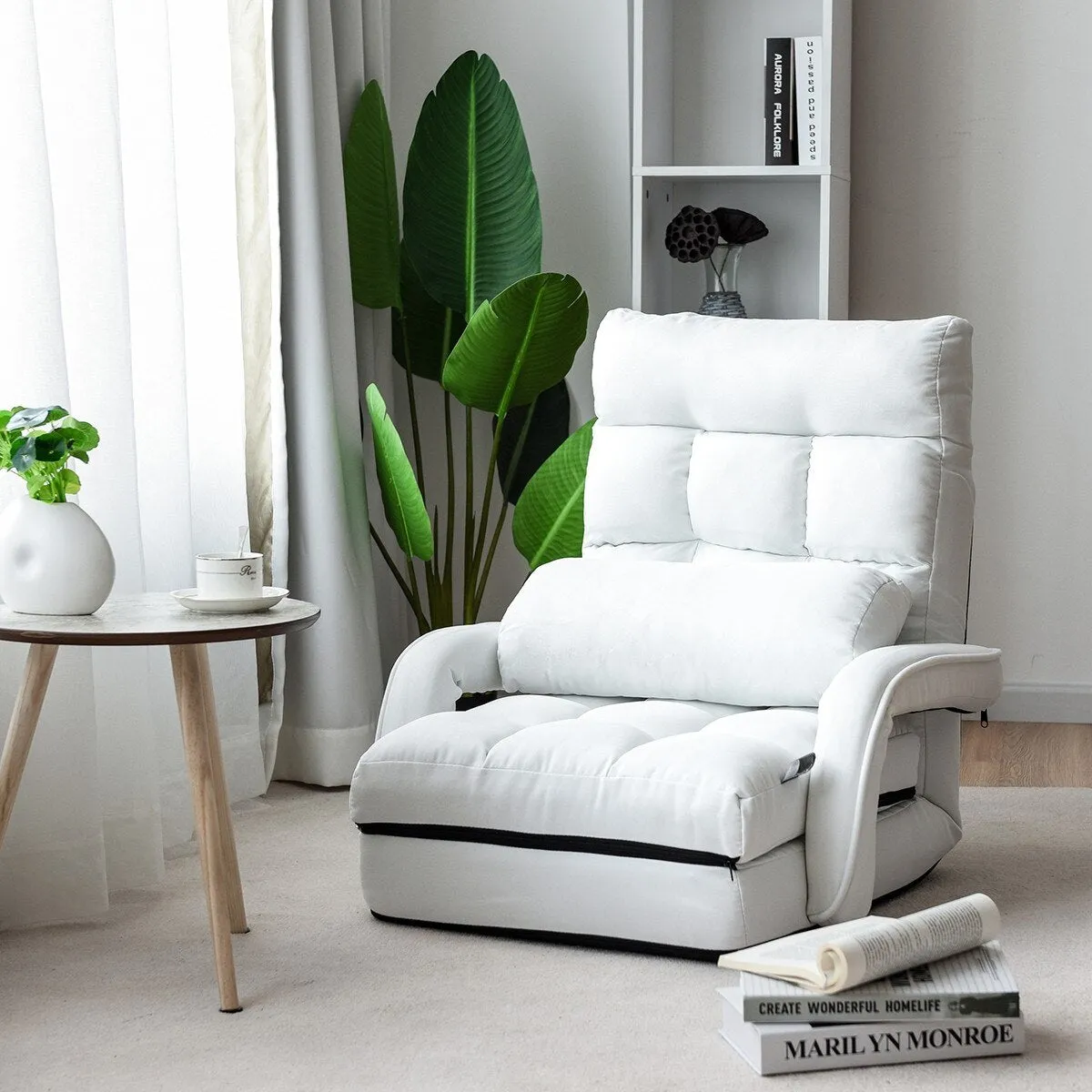 Sofa Single Multifunctional Lounger Sofa With Pad Chair & Sofa Cushions