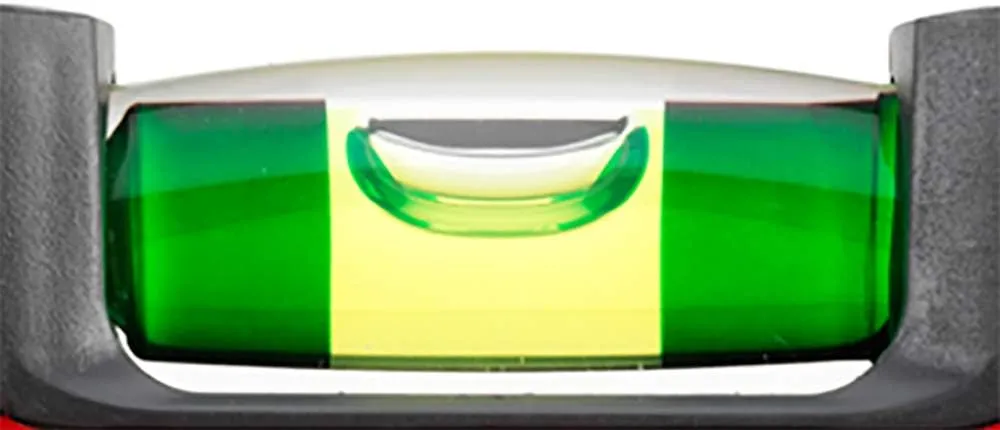 SOLA LSTFM Aluminum Die-Cast Magnetic Torpedo Level with 3 60% Magnified Vials, 10-Inch, Red