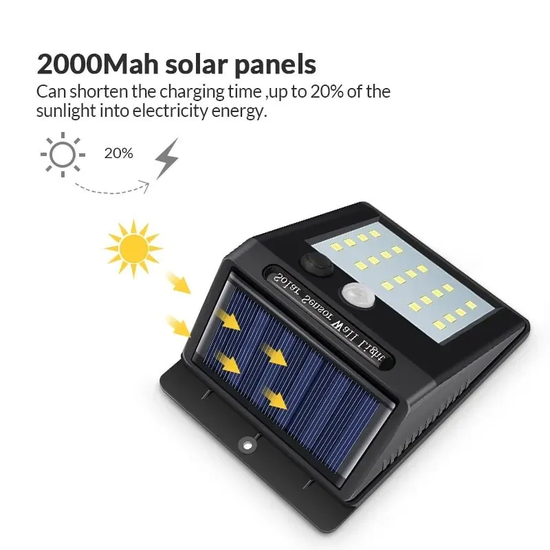 Solar Garden Wall Light