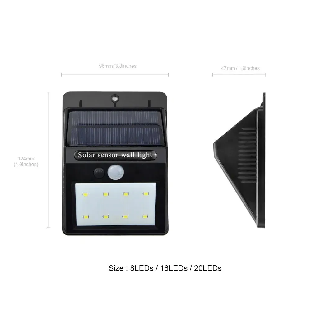 Solar Garden Wall Light