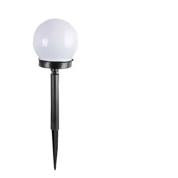 Solar LED Lawn Light, Outdoor Garden Light with White Bulb, Waterproof Street Light, ABS LED Solar Decor for Garden and Courtyard