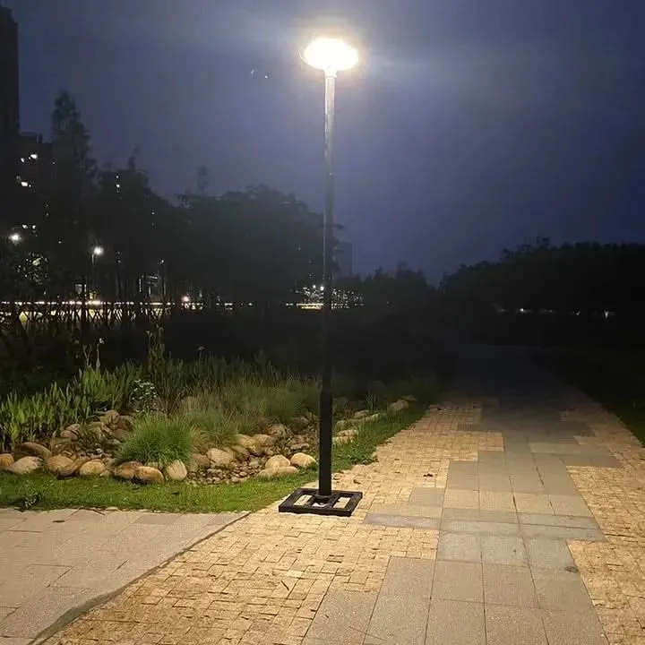 Solar Light For Outdoor UFO LED Street Post Lights For Road, Garden, Lawn, Pathway with Remote (800W, Aluminium)