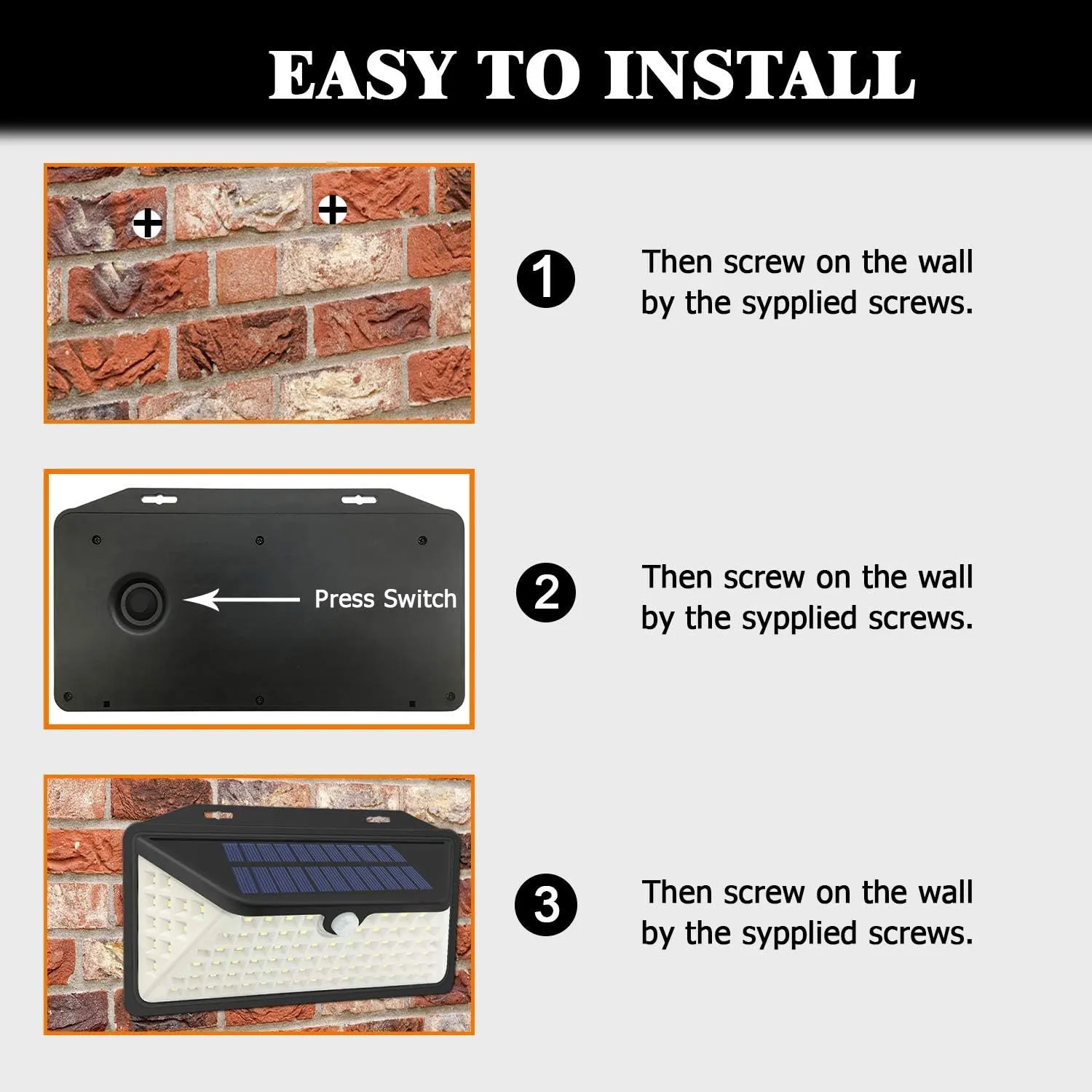 Solar Lights Outdoor with Motion Sensor
