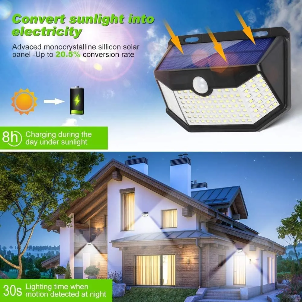 Solar Lights Outdoor with Motion Sensor