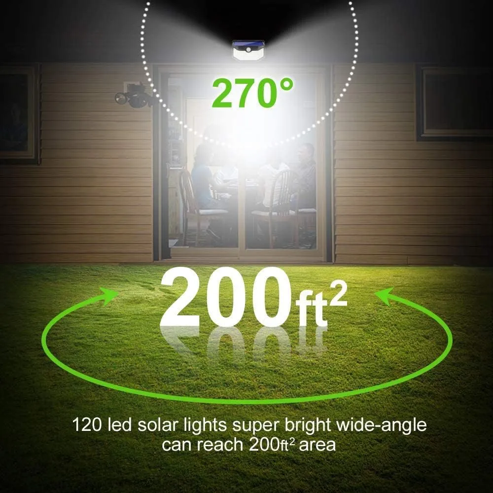 Solar Lights Outdoor with Motion Sensor