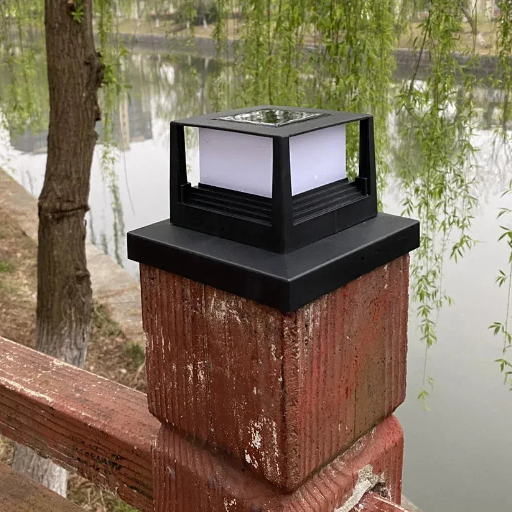 Solar Pillar Light – Waterproof Post Caps Lamp for Garden, Fence, and Outdoor Decor