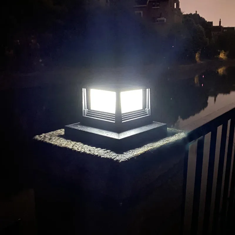 Solar Pillar Light – Waterproof Post Caps Lamp for Garden, Fence, and Outdoor Decor