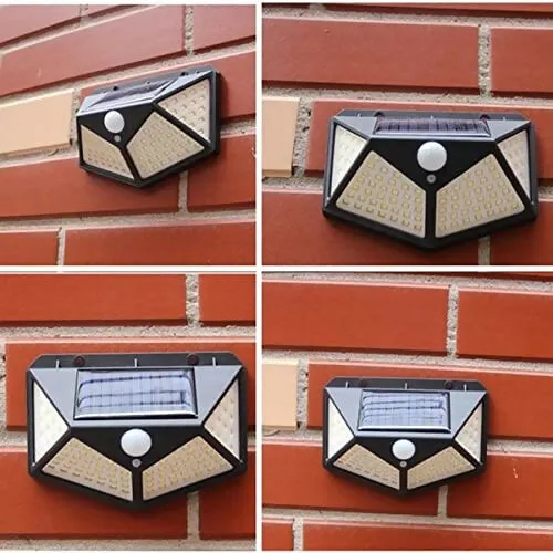 Solar Powered Motion Sensor Outdoor Light (100 LEDs & 270° Wide Angle)