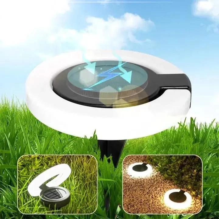 Solar Waterproof LED Home Wall Decor Light for Garden, Pathway And Outdoor