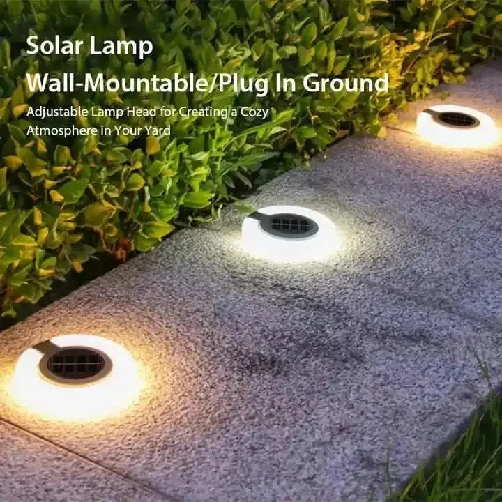 Solar Waterproof LED Home Wall Decor Light for Garden, Pathway And Outdoor