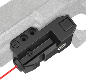 SOLOFISH Low Profile Beams for Guns, Magnetic Rechargeable Green Blue Red Beam for Pistol Handgun Rifle, Shockproof Green Dot Sight Compatible with Glock 17 19