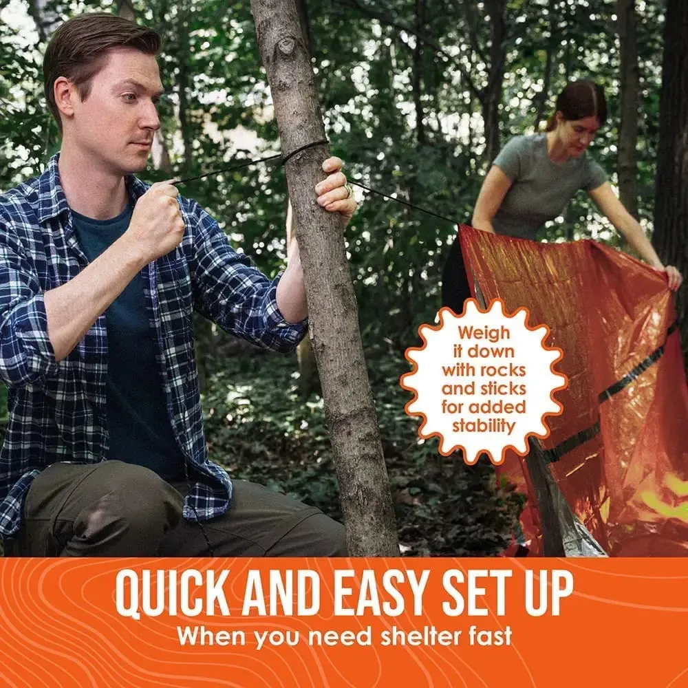 SOS Emergency Tube Tent – 2-Person Survival Shelter