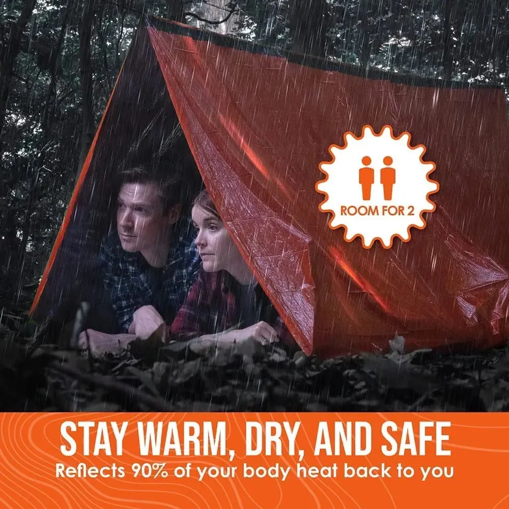SOS Emergency Tube Tent – 2-Person Survival Shelter