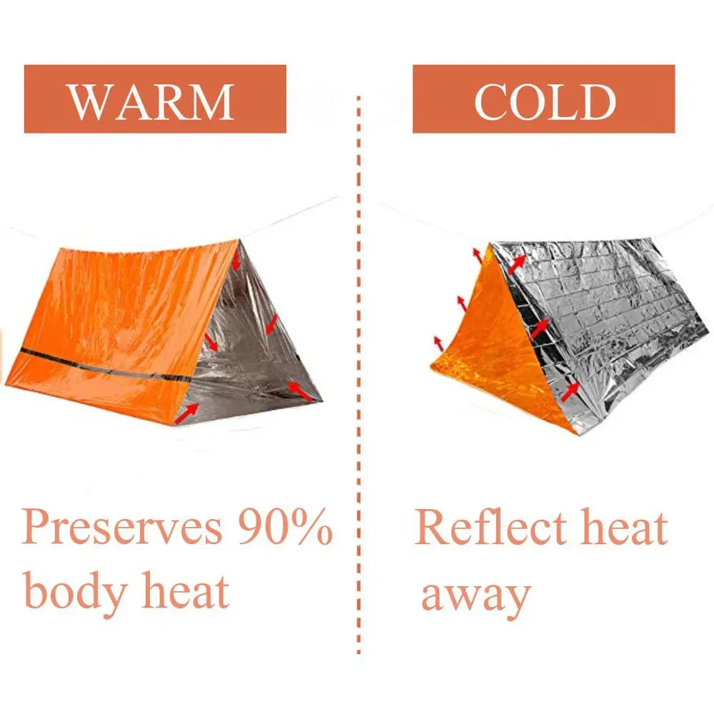 SOS Emergency Tube Tent – 2-Person Survival Shelter