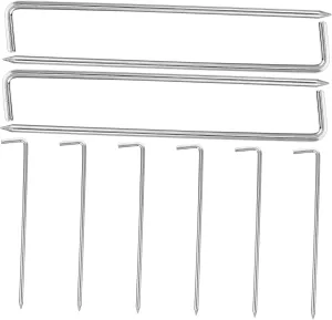 Sosoport Ultralight Tent Stakes 10pcs Aluminum Ground Nails Camping Tent Stakes Hard Ground Pegs for Tarp Tie Down