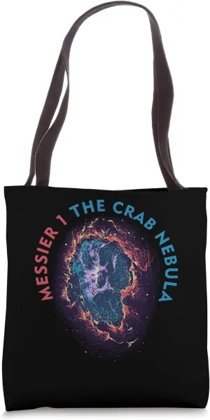Space Astronomy M1 The Crab Nebula Messier Astronomers Tote Bag
