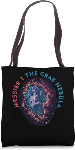 Space Astronomy M1 The Crab Nebula Messier Astronomers Tote Bag