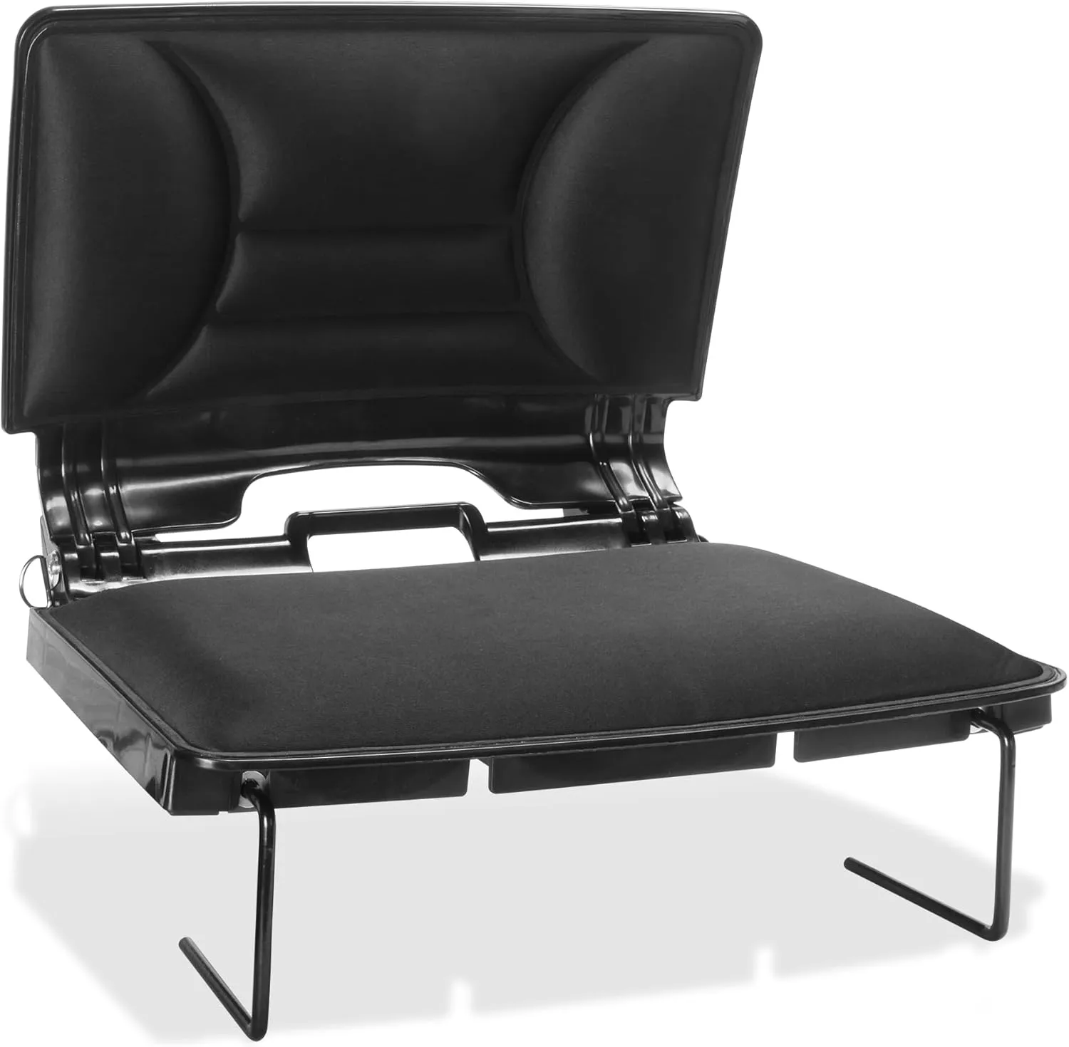 Stadium Seats with Back Support Bleacher Chairs with Back and Cushion Portable Lightweight Folding Chair Ultra Comfy Includes Shoulder Strap Perfect for Sports Events
