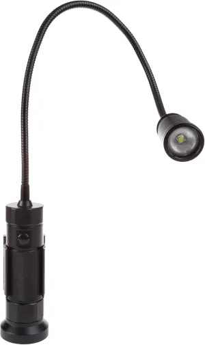 Stalwart CREE LED Work Light - 550 Lumen Magnetic Light Lamp with Flexible Gooseneck - Portable LED Lamp for Sewing, Crafting, or Workbench (Black)