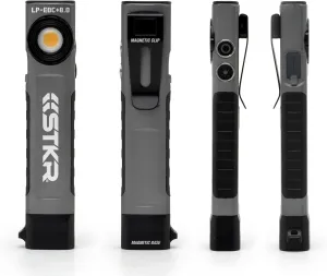 STKR Concepts LP-EDC 8.0  Low Profile Spotlight   Flood Flashlight - 800 lumens