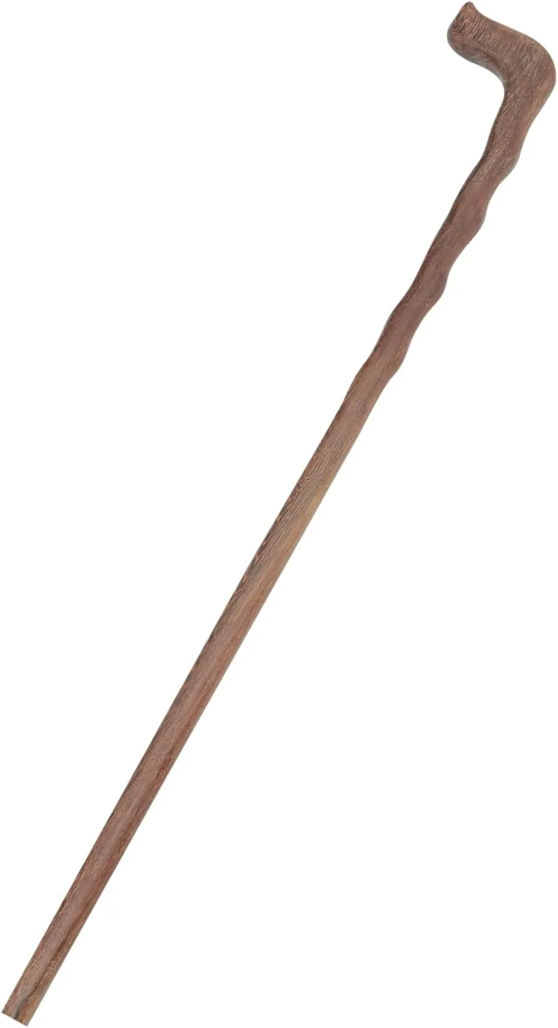 SUPVOX Wooden Trekking Pole t Handle Hiking Stick Anti-Slip Assembly for Hikers