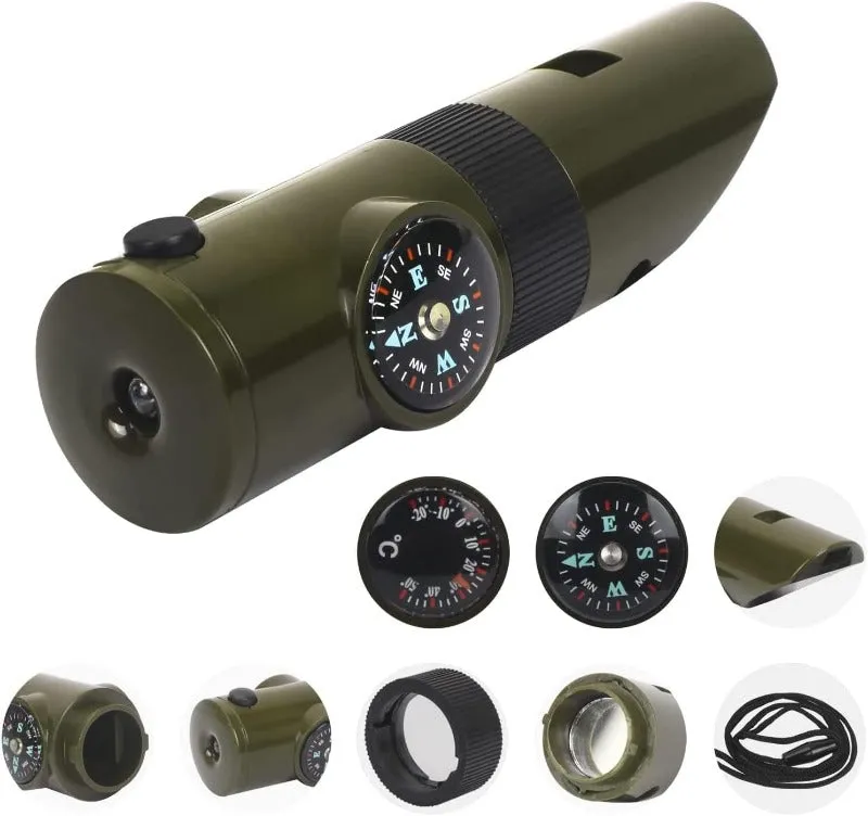 Survival Whistle | 7 in 1 Multifunction