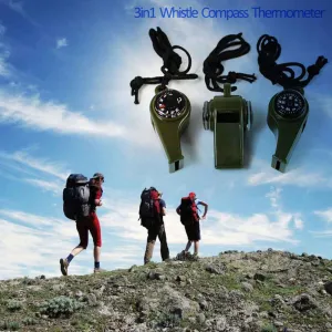 Survival Whistle Compass