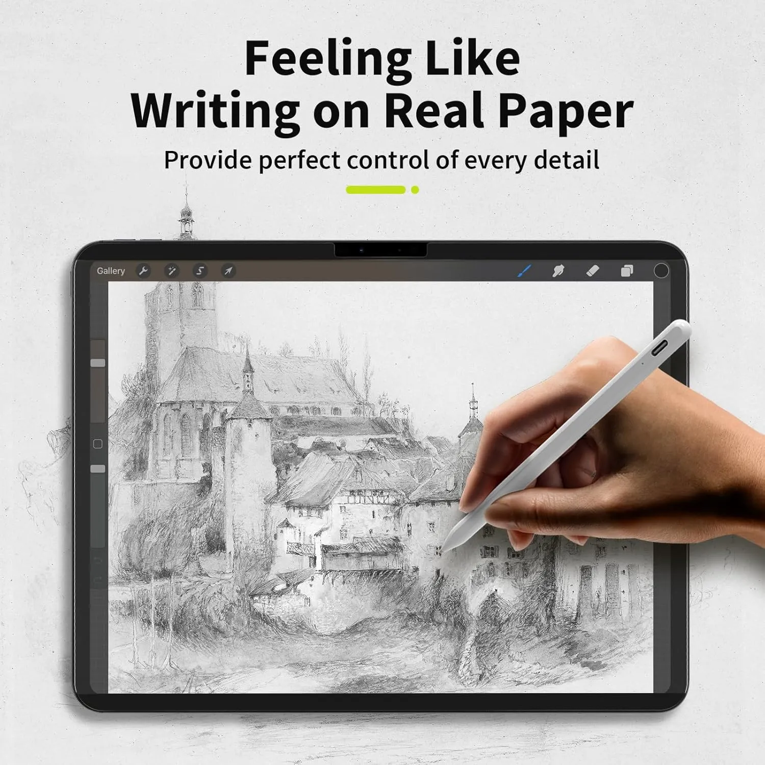 SwitchEasy Magnetic SwitchPaper Screen Protector for 2024 iPad Pro 13" - Magnetic & Detachable Feel-Like Paper Designed for Drawing, Writing, Compatible with iPad Pro 13" 2024 (M4), Anti-Glare & Anti-Fingerprint, Water Cleaning, Matte
