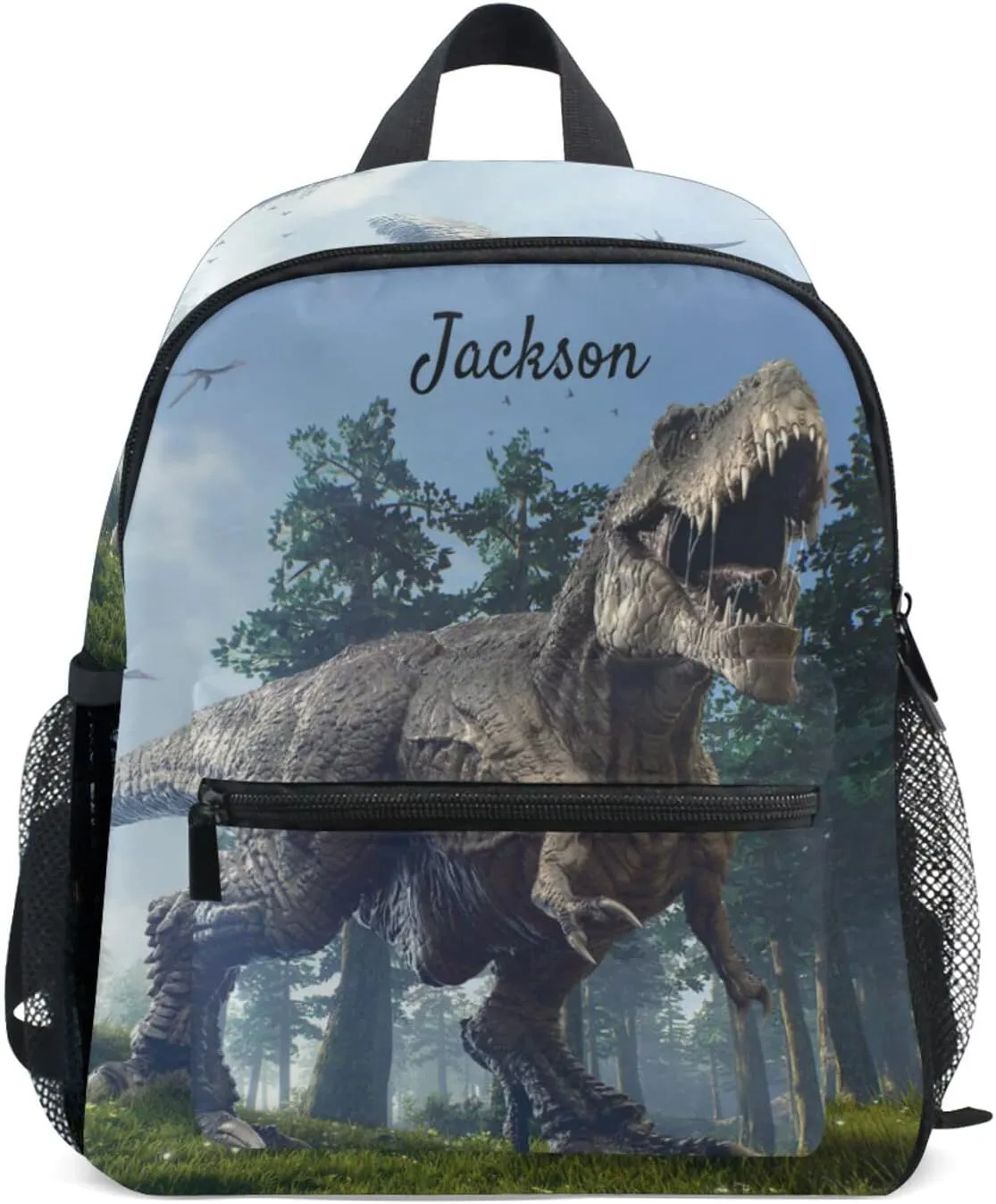 Tarity Custom Dinosaur Kids Toddler Backpack for Boys School Bag Cute Travel Backpack Bookbags For Preschool Kindergarten