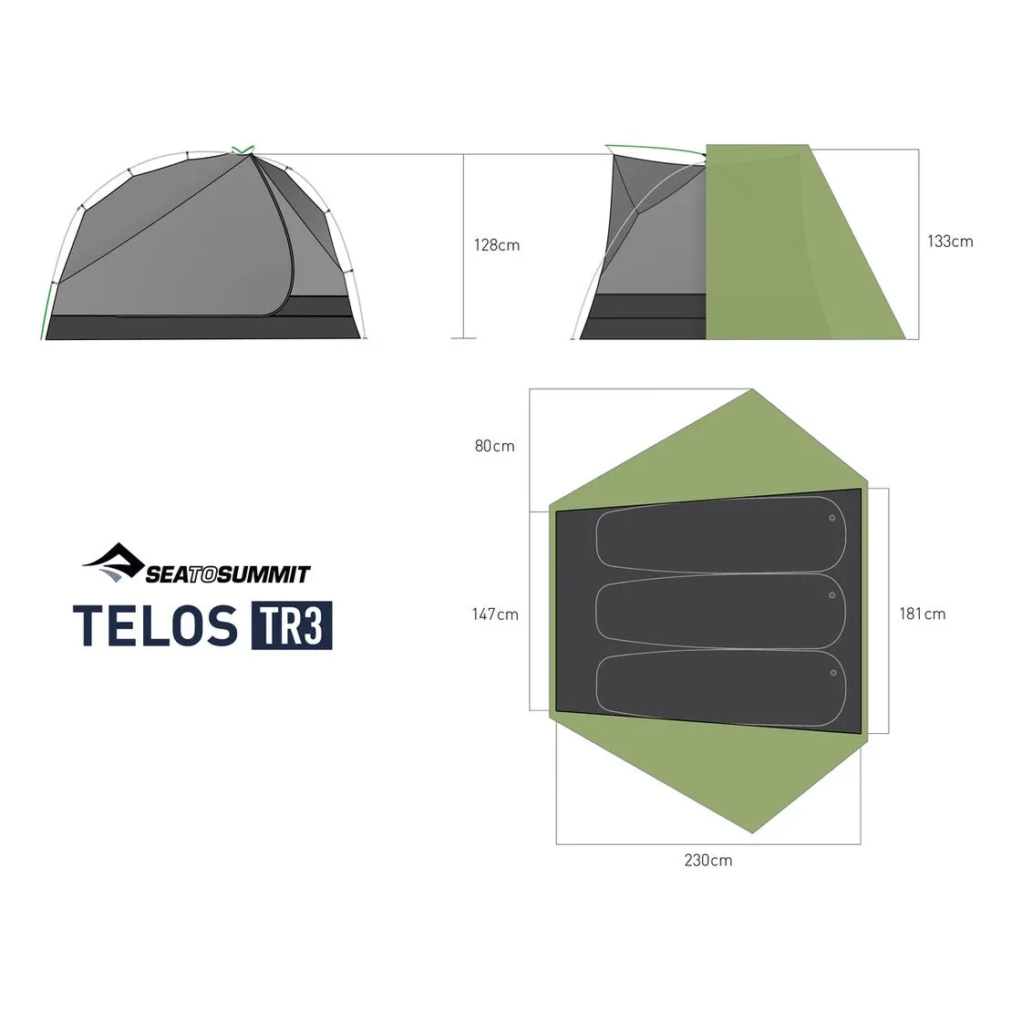 Telos Freestanding Ultralight Tent