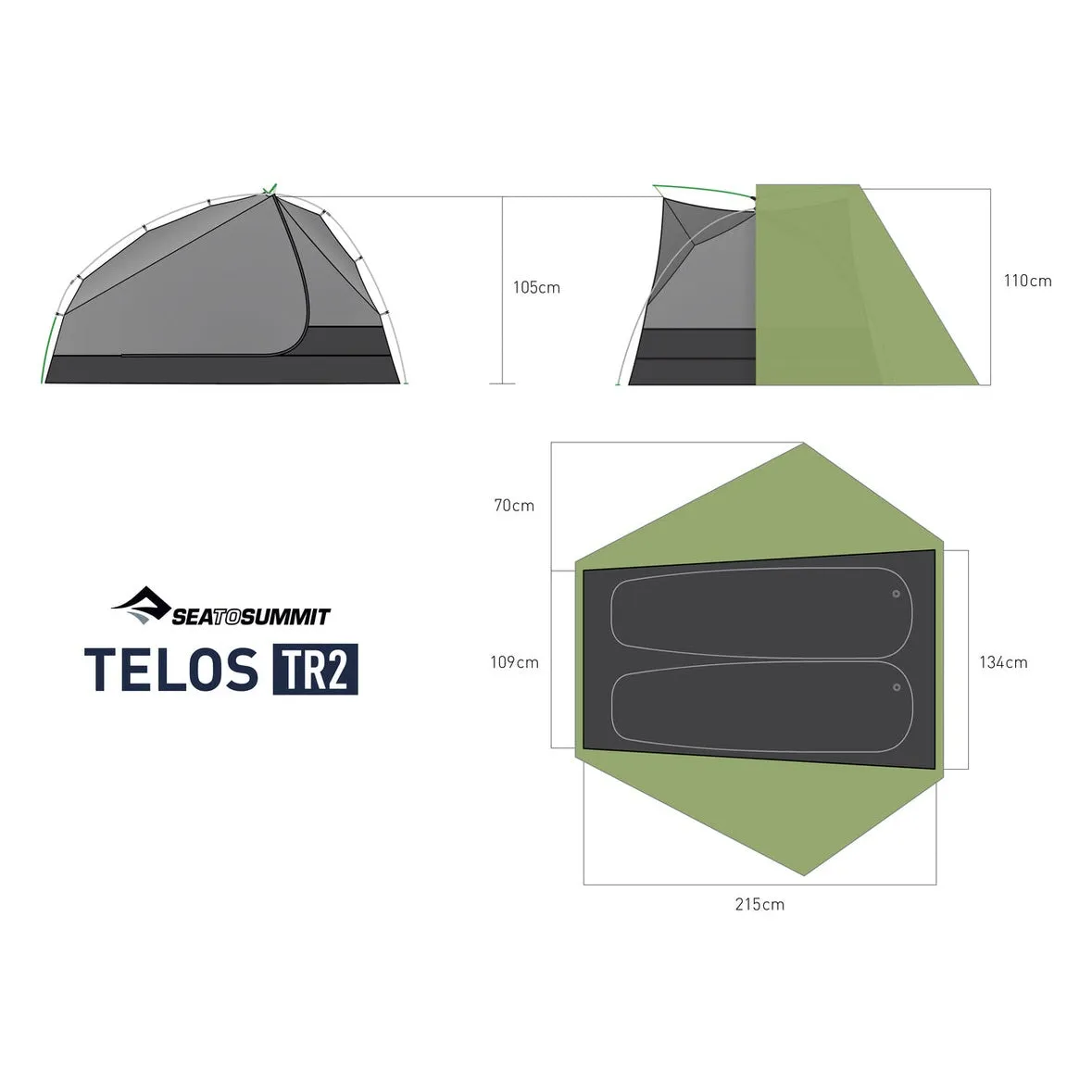 Telos Freestanding Ultralight Tent