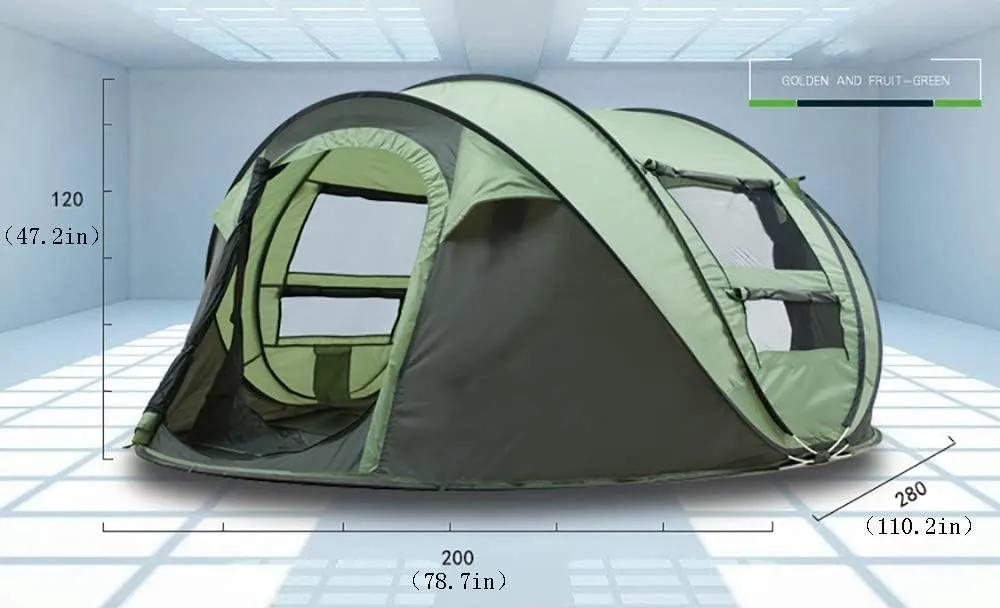 Tent for Camping Easy Set Up Camping Tent Waterproof Double Layer Tent Hiking Cycling 2 Person Large Space for Picnic Outdoors