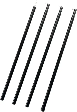 Tent Pole, Type Tent Support Rod Beach Shelter Awning Poles Thicken Iron Canopy Support Rod Outdoor Camping Accessories for Tent Canopy, 2.0M