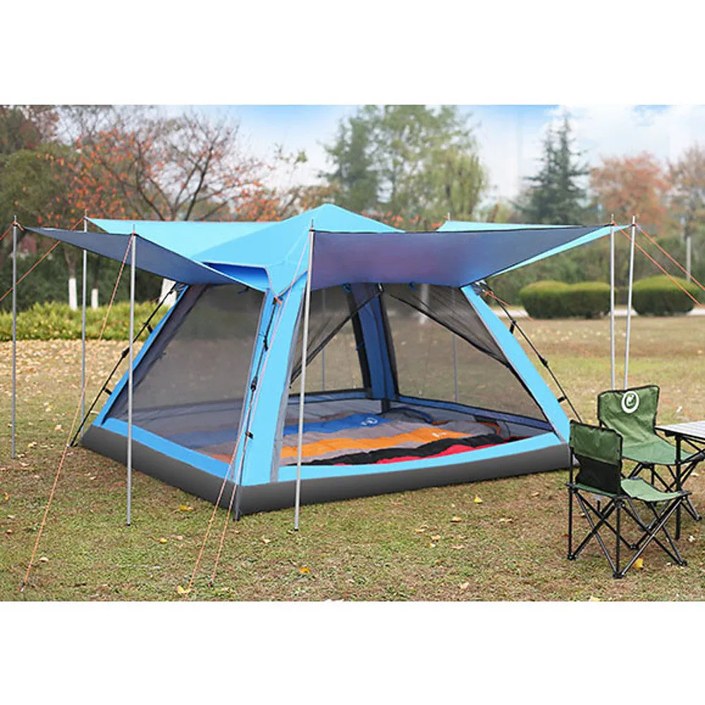 Tent Screen House Outdoor Waterproof UV Protection Single Layered Poled Dome Camping Tent