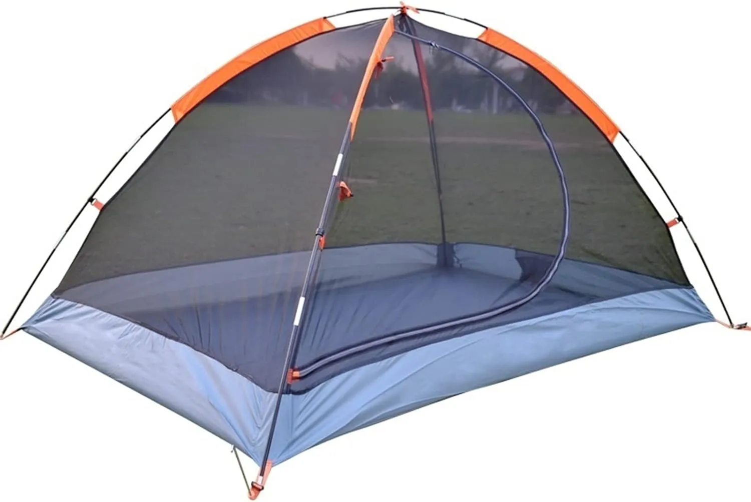 Tents Backpacking Tent Double Layer Camping Tents Waterproof Breathable Lightweight Portable Travel Tent, Blue