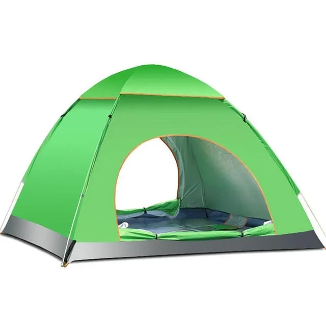 Tents Folding 3-4 Enormous discount Members-only deal Automatic Family Tents Person