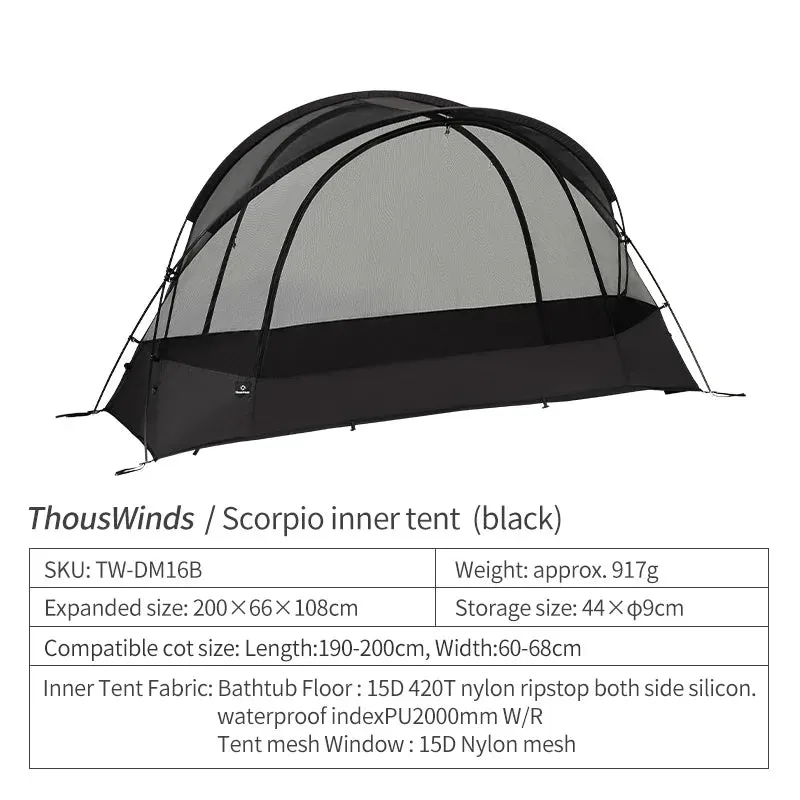 Thous Winds Scorpio Ultralight 1-Person Tent Hiking Solo Tent
