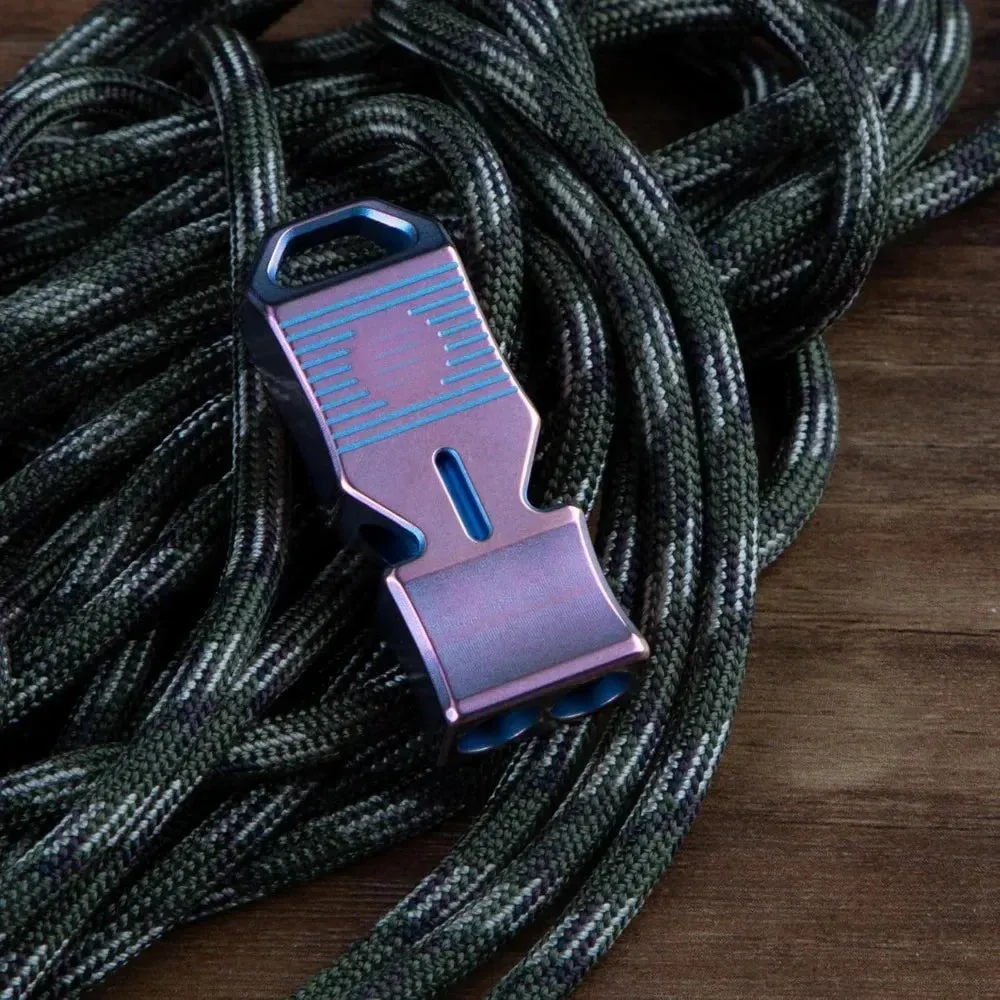 Titanium Emergency Survival Whistle, Loud Whistle up to 120~130db