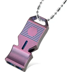 Titanium Emergency Survival Whistle, Loud Whistle up to 120~130db