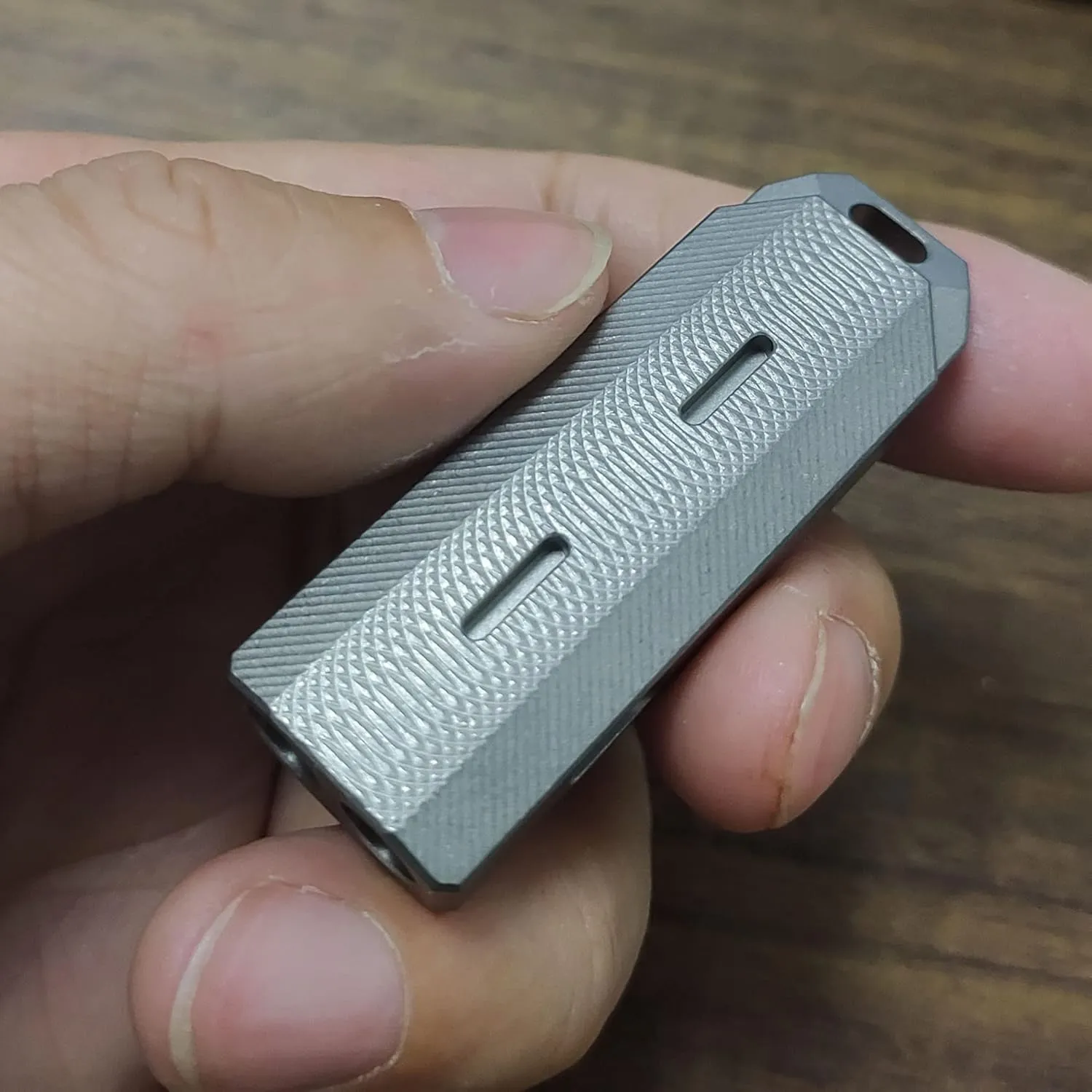 Titanium Emergency Survival Whistle, Safety Whistle Loud Up to 120 Decibels for Referee Training, Life Saving, Camping, Hiking, Hunting and Pet Training