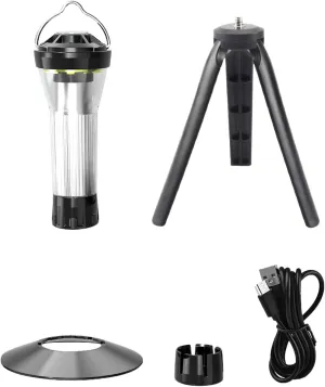 Topyond Outdoor Camping Light, Portable Rechargeable Camping Light, Magnetic Emergency Flashlight, High Brightness Wick with Built in Battery