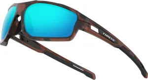TOREGE Polarized Sunglasses Men Women Sports Fishing Cycling Running Trekking Sun Glasses TR31