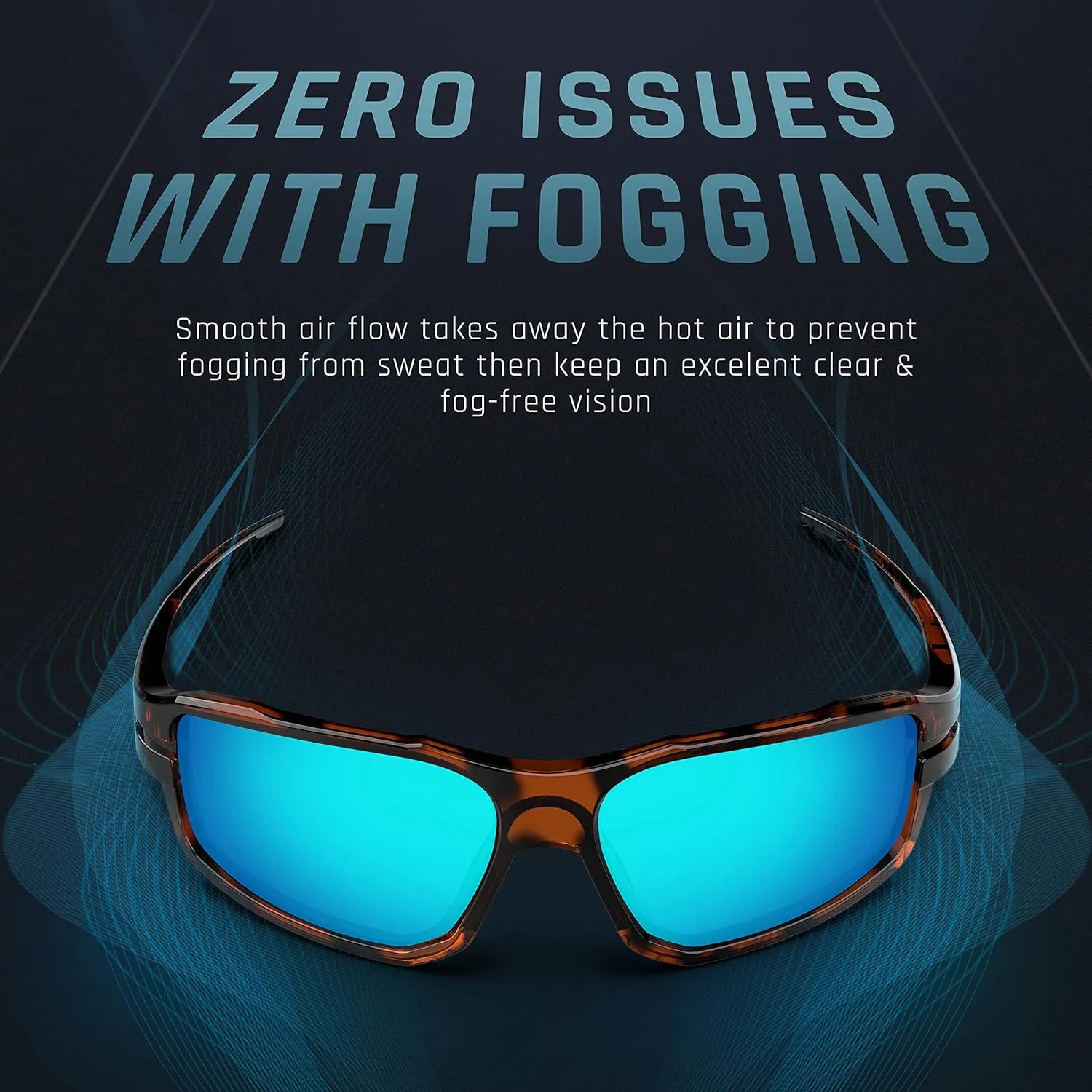 TOREGE Polarized Sunglasses Men Women Sports Fishing Cycling Running Trekking Sun Glasses TR31