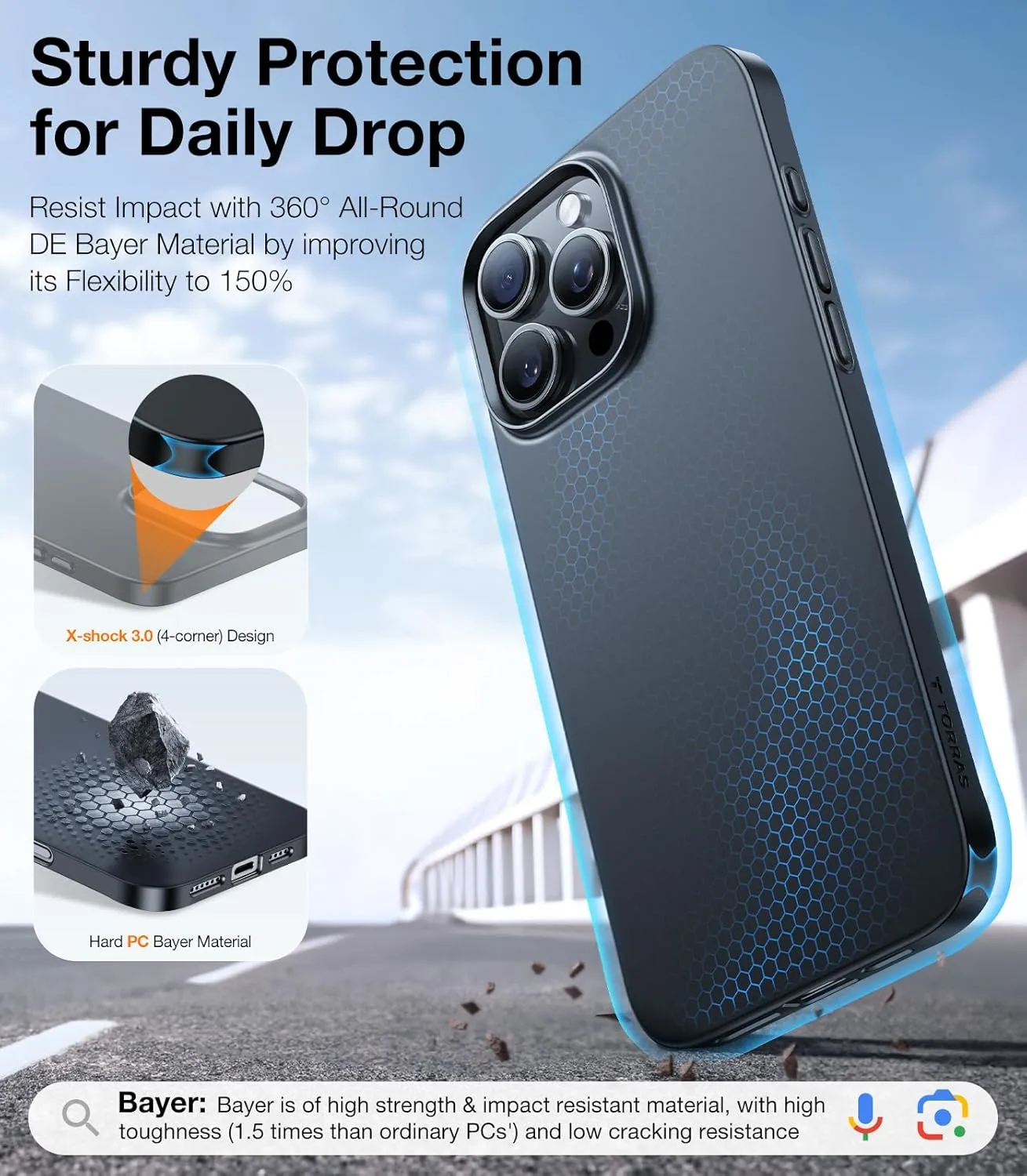 TORRAS Magnetic Slim-Fit for iPhone 16 Pro Max Case, Ultra-Thin 16 ProMax Phone Case Compatible with MagSafe, Light Anti-Scratch Matte Hard PC Bayer 6.9 inch OriginFit, Black
