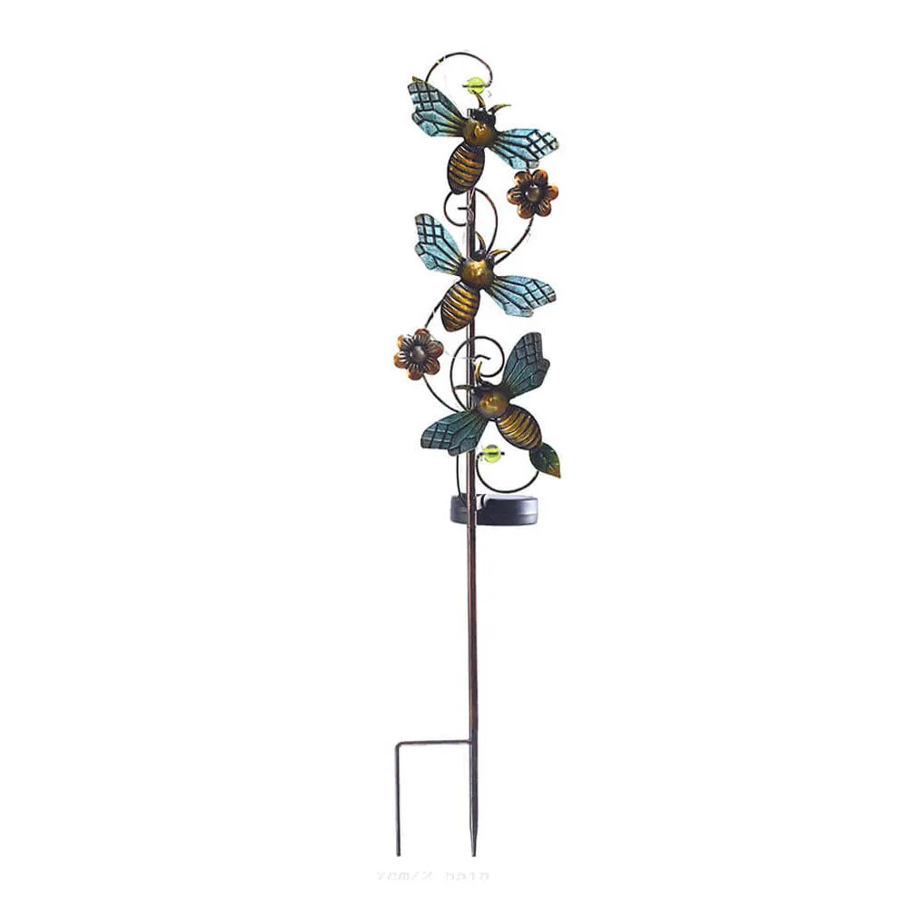 Transform Eisen Hummingbird Butterfly Dragonfly Garden Lawn Landscape Solar Light