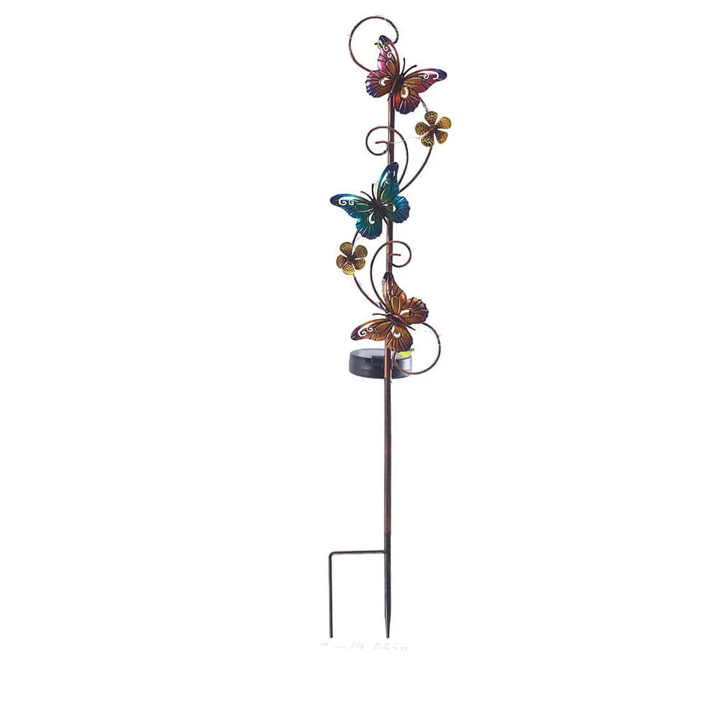Transform Eisen Hummingbird Butterfly Dragonfly Garden Lawn Landscape Solar Light