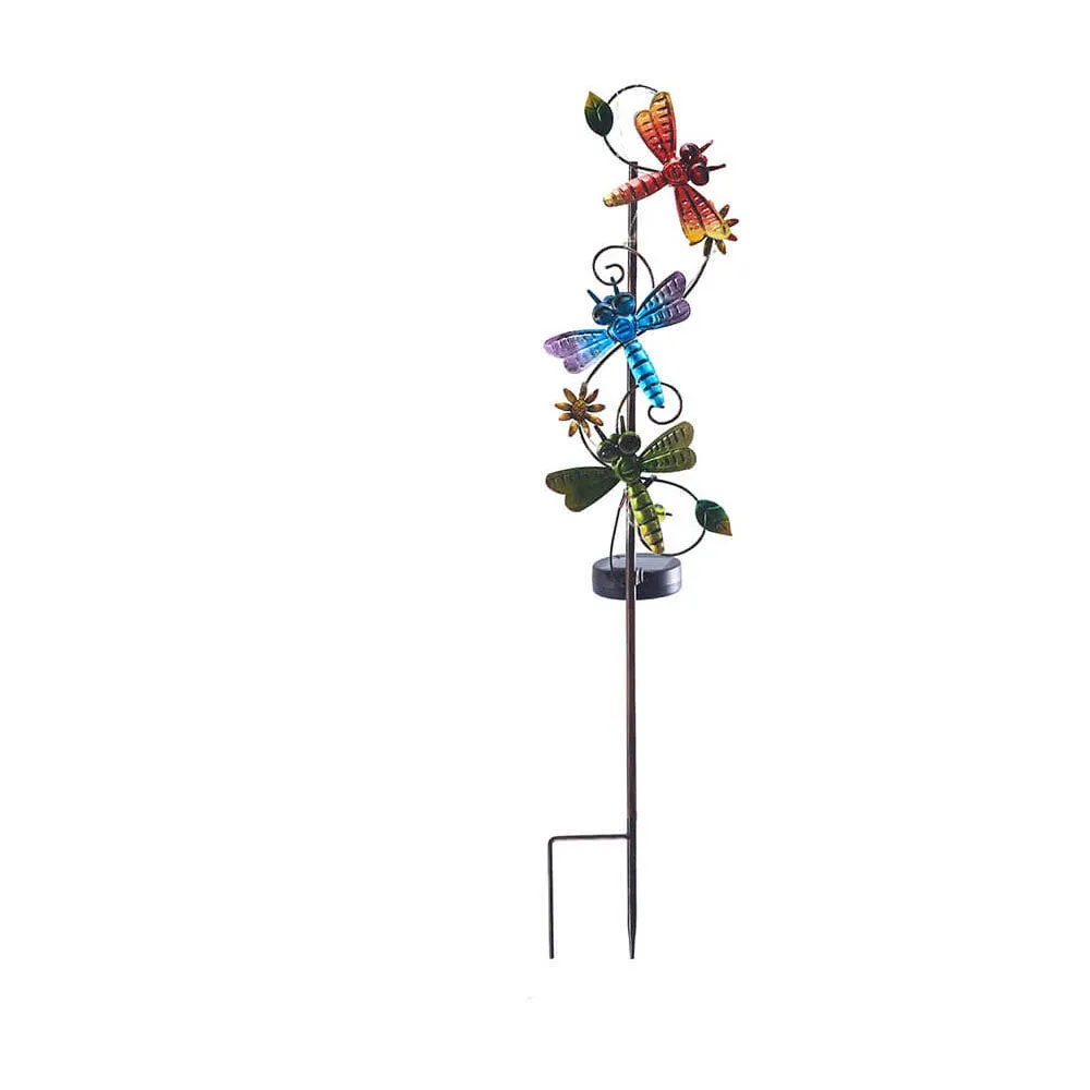 Transform Eisen Hummingbird Butterfly Dragonfly Garden Lawn Landscape Solar Light