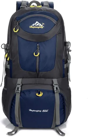 Travel Hiking Backpack 40L/50L/60L Daypack for Sport Outdoor Cycling Trekking Climbing Camping, Purple, 60L