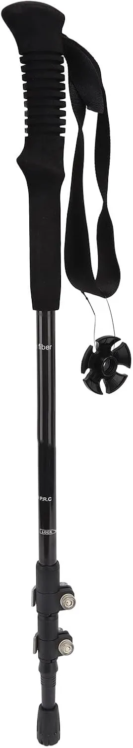 Trekking Poles 3 Sections Telescopic Hiking Pole with Mud Rest Eva Foam Handle Ultralight Portable Hand Walking Stick Walking Cane for Men Women Hikers